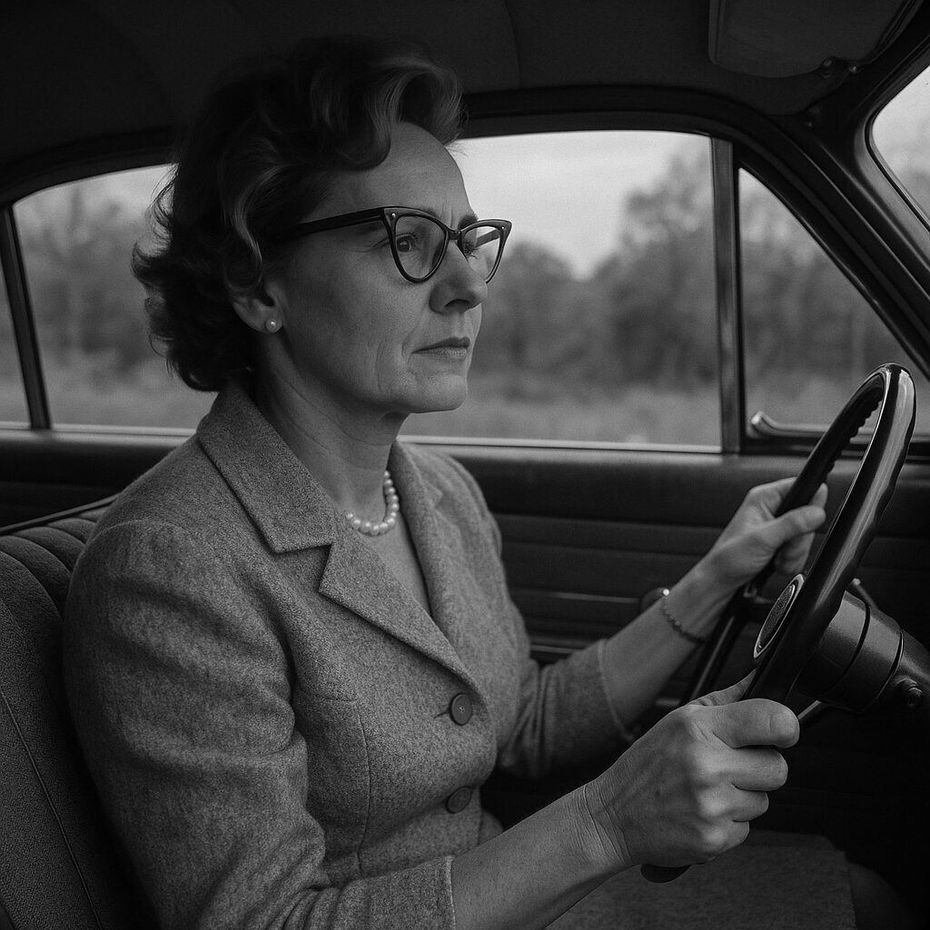 20250729_1944_Viola Liuzzo in Car_simple_compose_01k1ccg6byea2vngn9yms4xmje